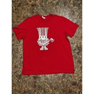 Bella Canvas Unisex Crew Neck Red Shirt Size 2XL